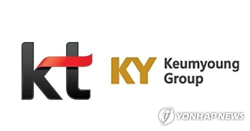 KT케이티 KY금영 로고 [왼쪽은 KT제공, 오른쪽은 KY금영그룹 제공]